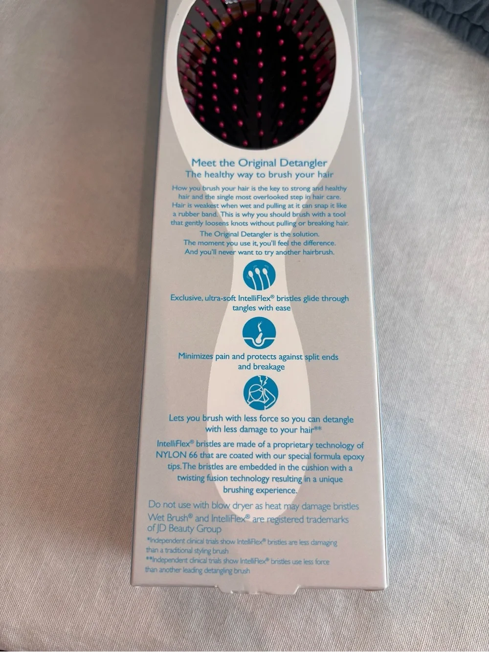 Wet Brush Original Detangler Multicolor Mosaic Hair Brush NEW